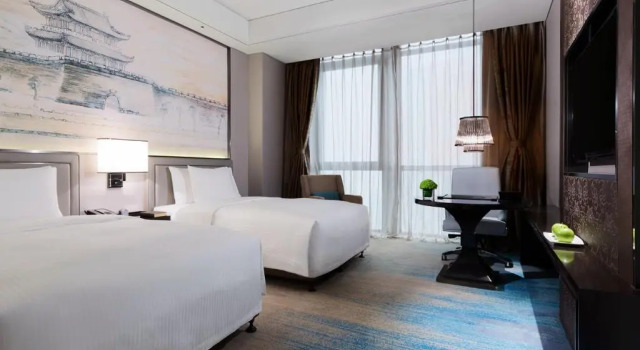 Двухместный номер Deluxe Wanda Realm Jingzhou