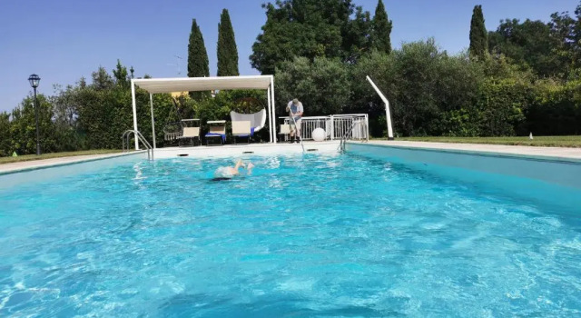 Apartment mit Poolblick Antico Borgo Frosini