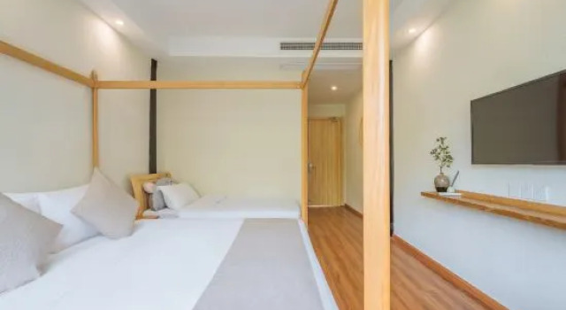 Семейный люкс Floral Wutong Garden Tea Pavilion Book House Water Town Boutique Stay (Keyan Scenic Area)