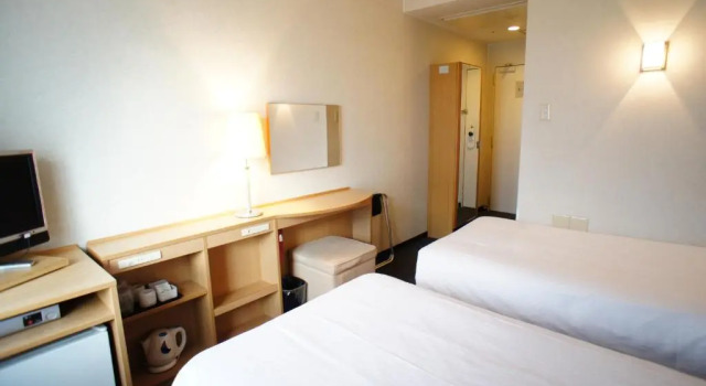 Двухместный номер Economy Hiyori Hotel Osaka Suminoekoen Station
