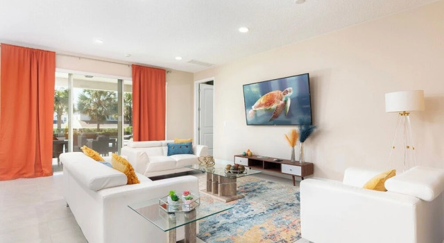 Семейный коттедж с балконом Magic Villa in Kissimmee w Private Pool