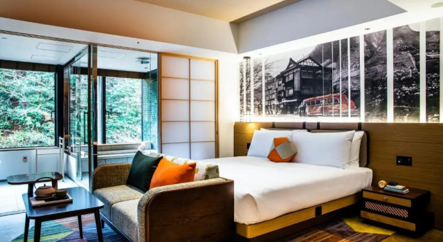 Двухместный номер Standard с видом на горы Hotel Indigo Hakone Gora by IHG