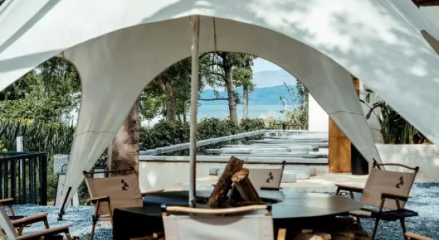 Sanqiuting Ocean View Private Hot Spring ｜Haijingsitangsenyangsishu(Dali Erhaidian), Prenota Hotel Hotel a Dali con parcheggio, Parcheggio