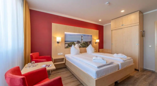 Двухместный номер Standard с балконом Hotel an der Stadthalle Rostock-Hbf