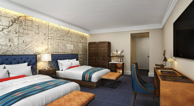 Четырёхместный номер Deluxe Hotel Paso Del Norte, Autograph Collection