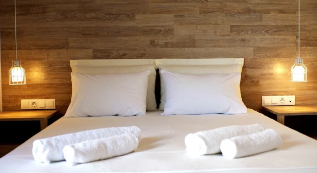 Апартаменты Deluxe c 1 комнатой с балконом Polydoros Hotel Apartments