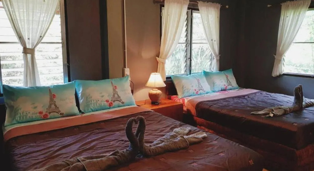 Четырёхместный номер Standard с красивым видом из окна Dreamhome Chiangdao