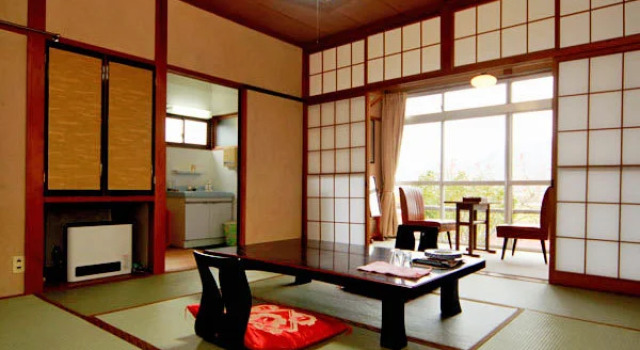 Номер Standard с видом на горы Sagaeya Ryokan