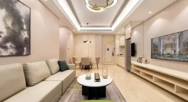 Люкс с 2 комнатами с видом на город Hengli UCAN Hotel Taihu SuZhou