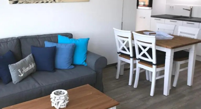 Ferienwohnung Oberdeck 2.06, Забронировать Отель Глове Рюген, рядом с Hauptstrand Glowe