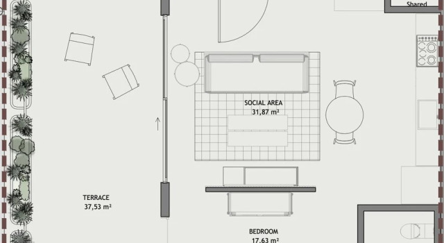 Апартаменты Luxury QUIN Surf Residence Nosara