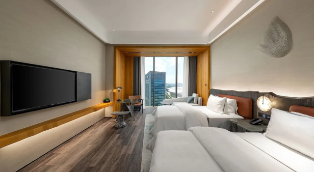 Четырёхместный номер Deluxe с видом на город The Westin Yantai