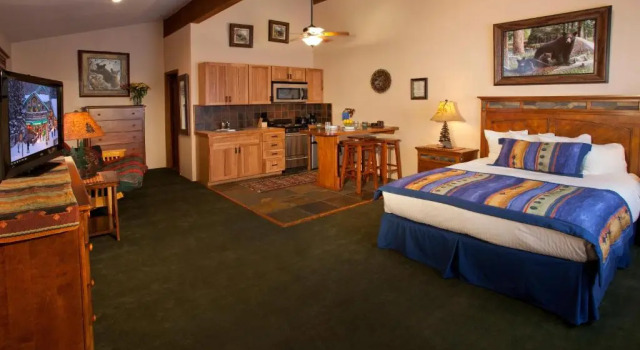 Двухместная студия Cottam's Lodge by Alpine Village Suites