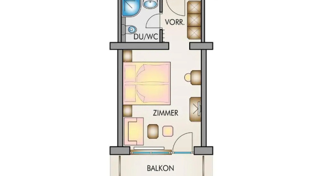 Двухместный номер Standard с видом на горы Hotel Niederreiter