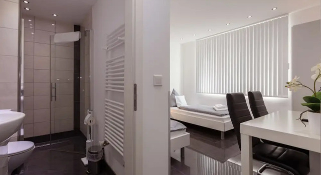 Двухместный номер Standard Hotel am Rosenplatz,24 Stunden Check in, Küche, kostenfreie Parkplätze