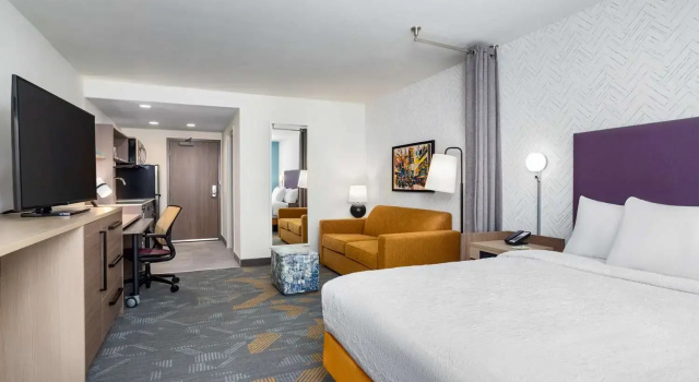 Двухместный люкс Home2 Suites By Hilton Indianapolis North At Intech Park