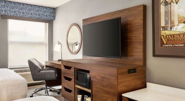 Четырёхместный номер Standard Hampton Inn & Suites Valparaiso