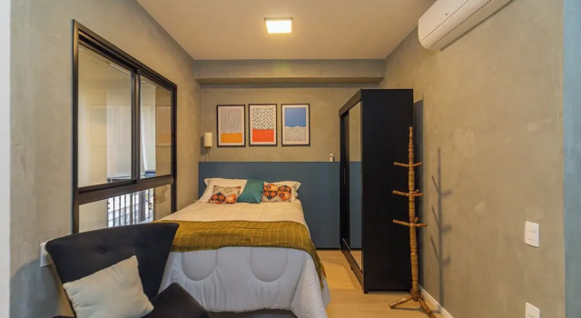 Flat Pet Friendly c Academia a 200m do Metr