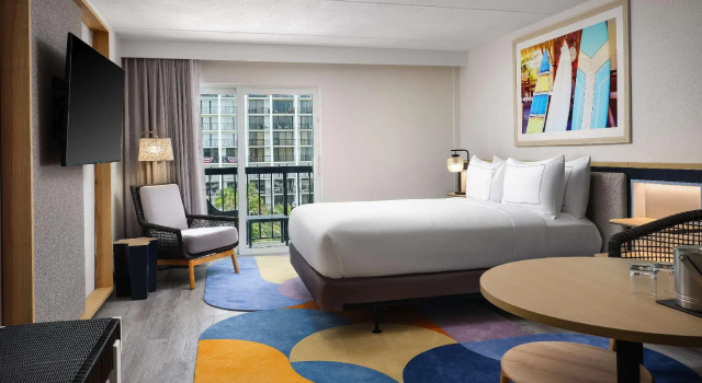 Двухместный номер Hilton Garden Inn Cocoa Beach Oceanfront