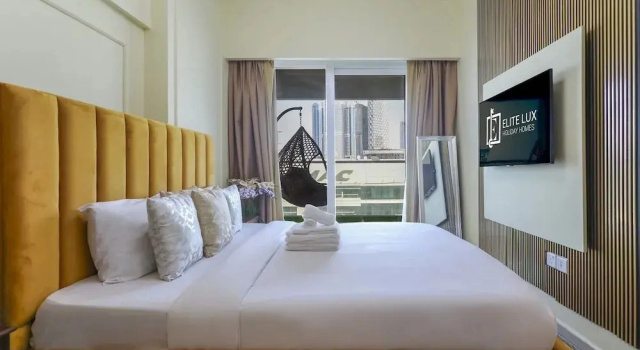 Elite LUX Holiday Homes - Canal View 2bhk in Prime Business Bay Dubai, Забронировать Апартаменты/квартира Отели Эмирата Дубая с парковкой, рядом с SEGA Republic, Парковка