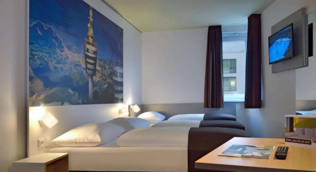Трёхместный номер B&B Hotel Stuttgart-Airport/Messe