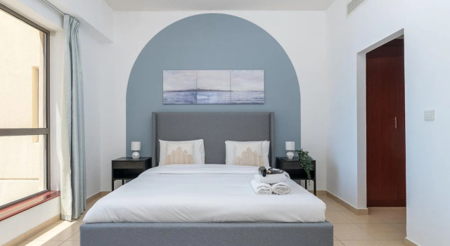 Апартаменты Stunning 1BR Apt City View JBR Beach by Belvilla