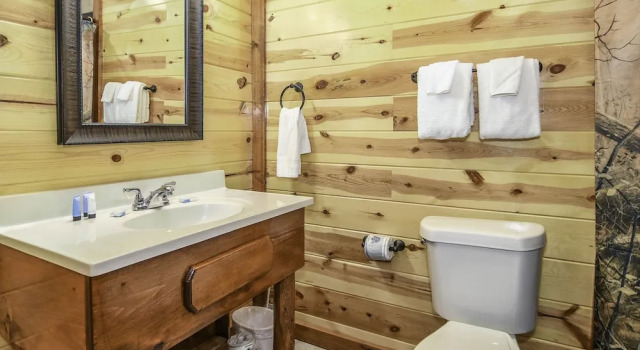 Номер Deluxe SmokyStays Indoor Heated Pool Cabin