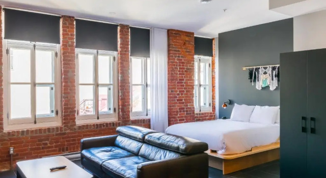 Апартаменты c 1 комнатой Les Lofts du Trésor - Par Les Lofts Vieux-Québec