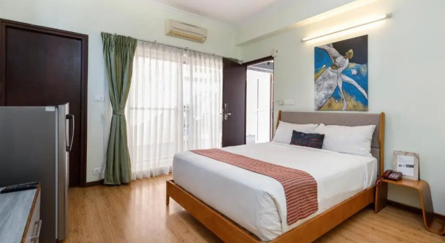 Двухместный номер Deluxe с балконом Shaligram Hotel