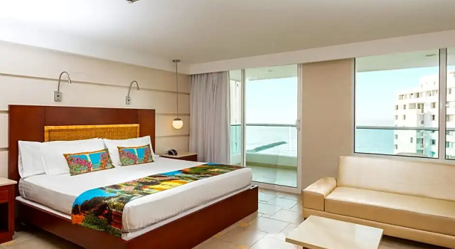 Номер Superior с видом на улицу Hotel Dann Cartagena