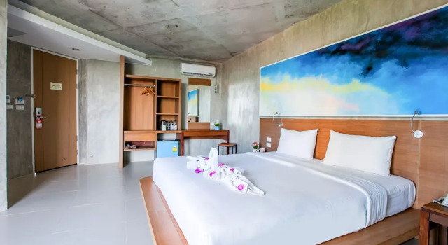 Номер Luxury с видом на сад B2 Sea View Pattaya Boutique & Budget Hotel