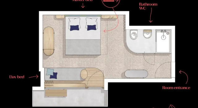 Двухместный номер Standard с балконом Carina - Design&Lifestyle hotel