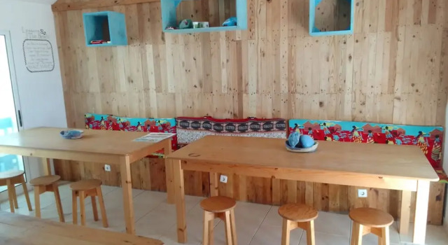 Кровать в общем номере Atlantic Sal Hostel