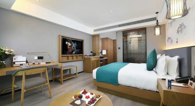 Номер Deluxe Mehood Lestie International Hotel Nancun Wanbo Metro Station Branch