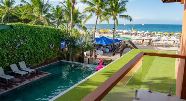 Номер Deluxe с частичным видом на море Club do Balanço Pousada e Restaurante