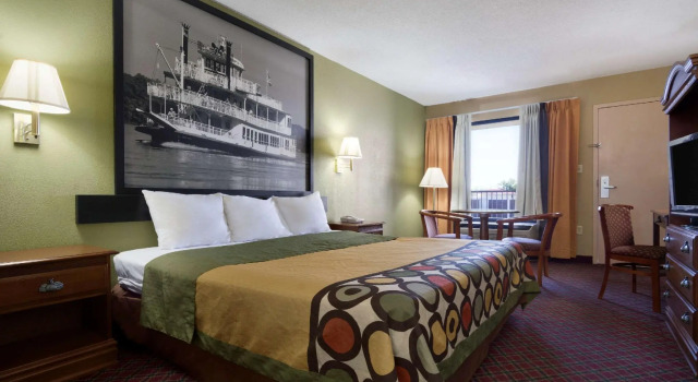 Двухместный номер Standard Super 8 by Wyndham Hattiesburg North - University Area