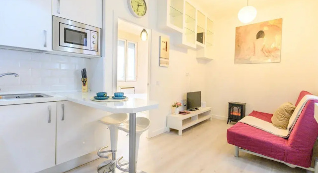 Апартаменты M Ama272 Acogedor Piso de 1 Dormitorio a Poco m