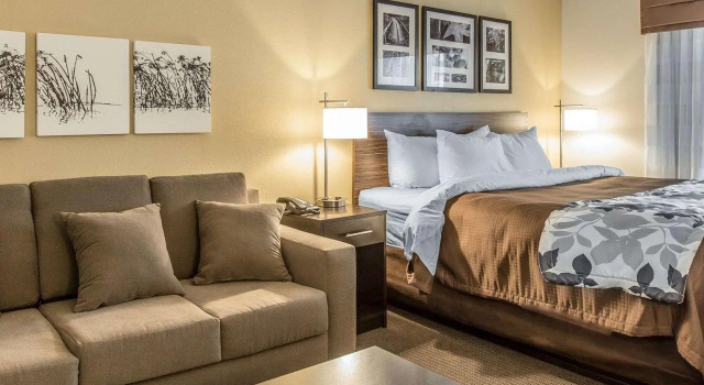 Двухместный люкс Sleep Inn & Suites Jasper I-22