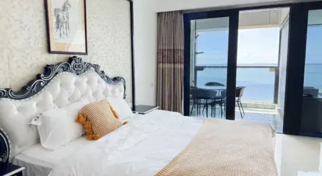Люкс Deluxe Beibu Bay No.1 Pinxi Seaview Art Design Seaview Resort Apartment