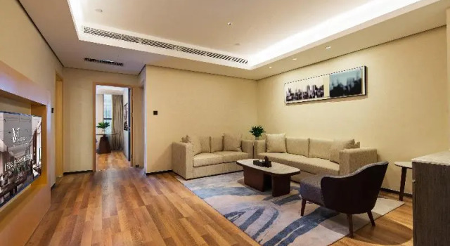 Люкс Standard Madison Hotel Qingdao West Coast City Balcony