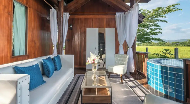 Семейная вилла с видом на горы The garden pool villa resort at doisaket