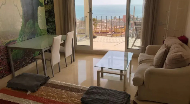 Двухместная студия Standard с балконом и с видом на океан Rooms in Seafront Villa