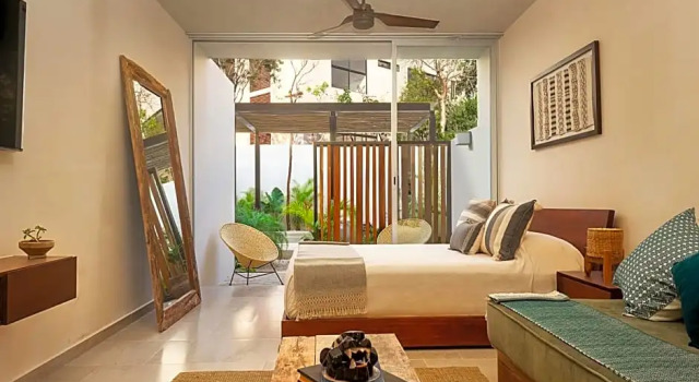 Studio for 3 Casa Azul, Rezervasyon Otel Tulum havuzlu oteller, Yüzme Havuzu