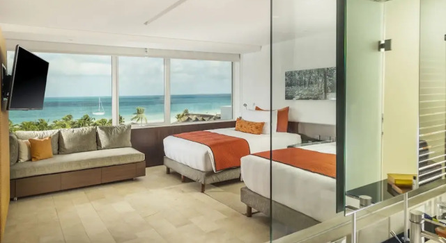 Четырёхместный люкс клубный с видом на океан Presidente InterContinental Cancun Resort