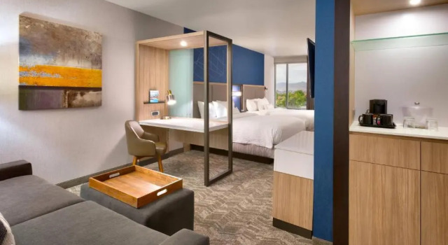Двухместный люкс SpringHill Suites by Marriott Salt Lake City-South Jordan
