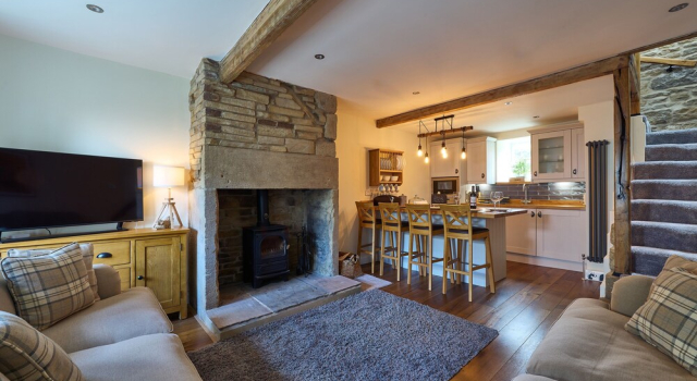 Chimney Cottage, Rezervasyon Tatil Evi Merseyside villalar, Villa
