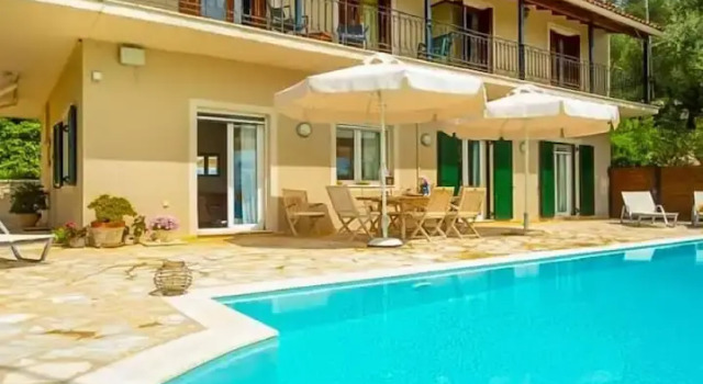Вилла Villa Katerina Large Private Pool Walk to Beach Sea Views A C Wifi Car Not Required - 2359