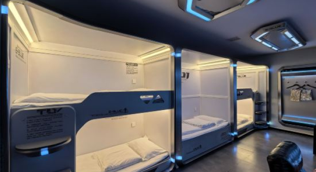 Кровать в общем номере E-3LUE·Yibo E-sports Hotel(Yulin high tech Development Zone store)