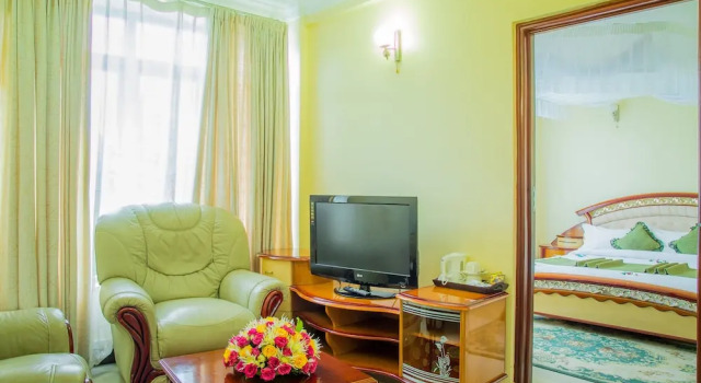 Dobbelt suite Arusha Corridor Spring Hotel