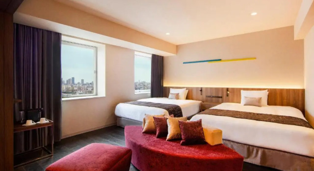 Двухместный номер High Floor Premier karaksa hotel grande Shin-Osaka Tower